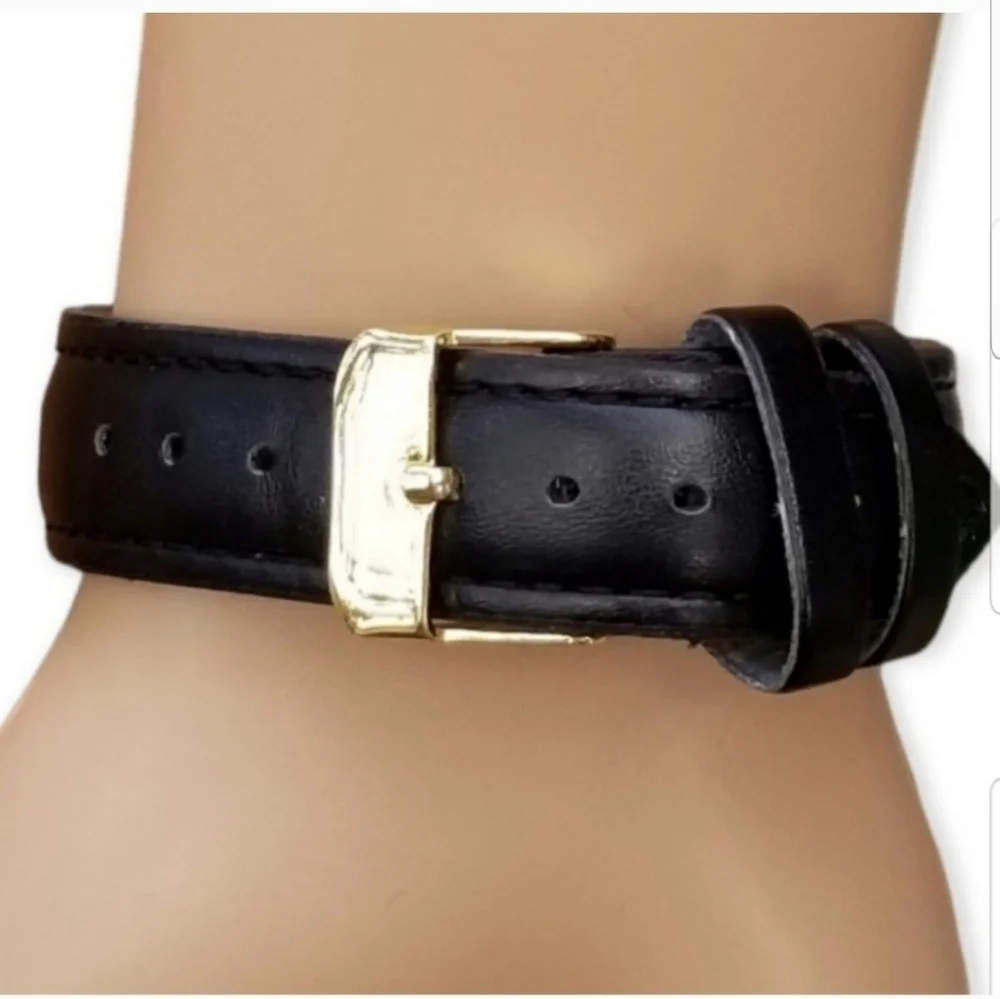 EMBASSY BLACK & GOLD BOWTIE DESIGN LADIES WATCH